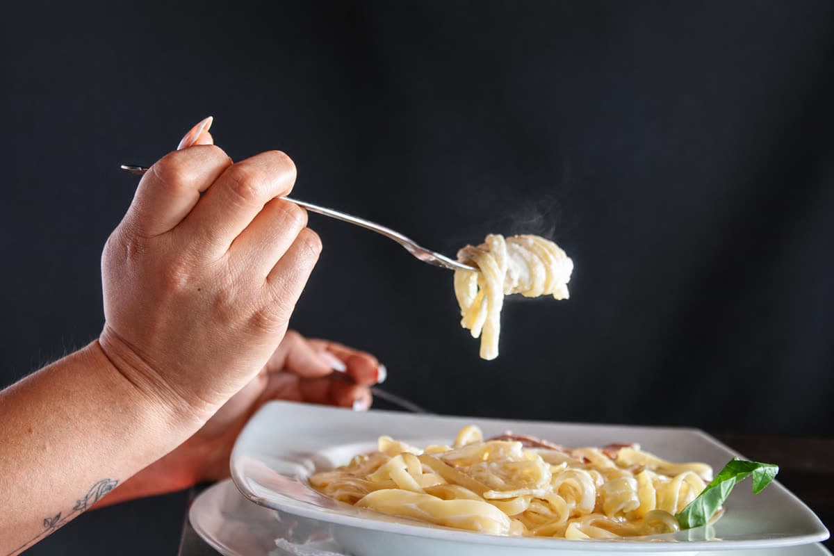Pasta en preparación